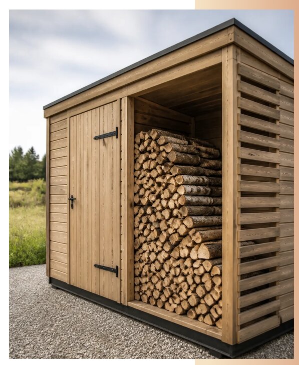 Хозблоки с дровником для дачи в Югорске по цене от 86794 р. | БытовкаПрофи-Югр